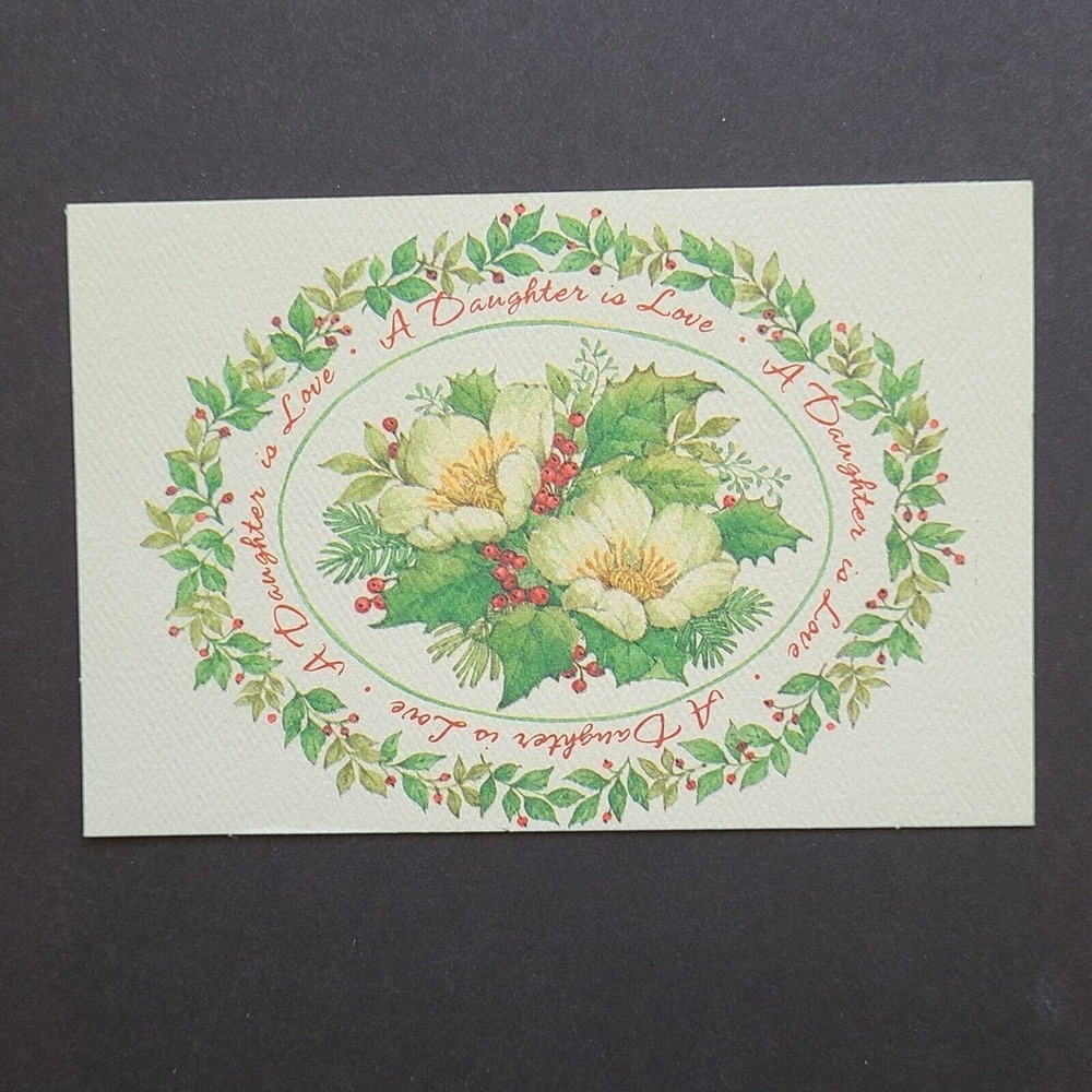 5/$15 Christmas A Daughter Is Love Greeting Card Celebrations by Gibson USA